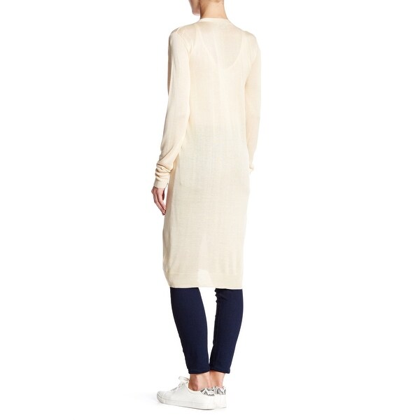 white longline cardigan womens