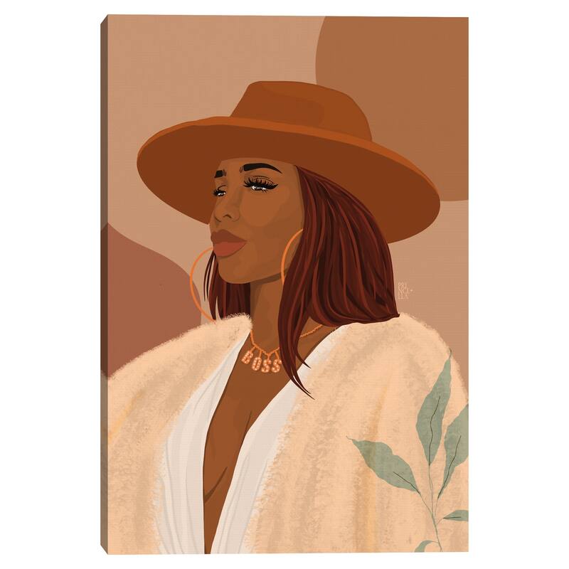 Like A Boss by Princella Canvas Art Print