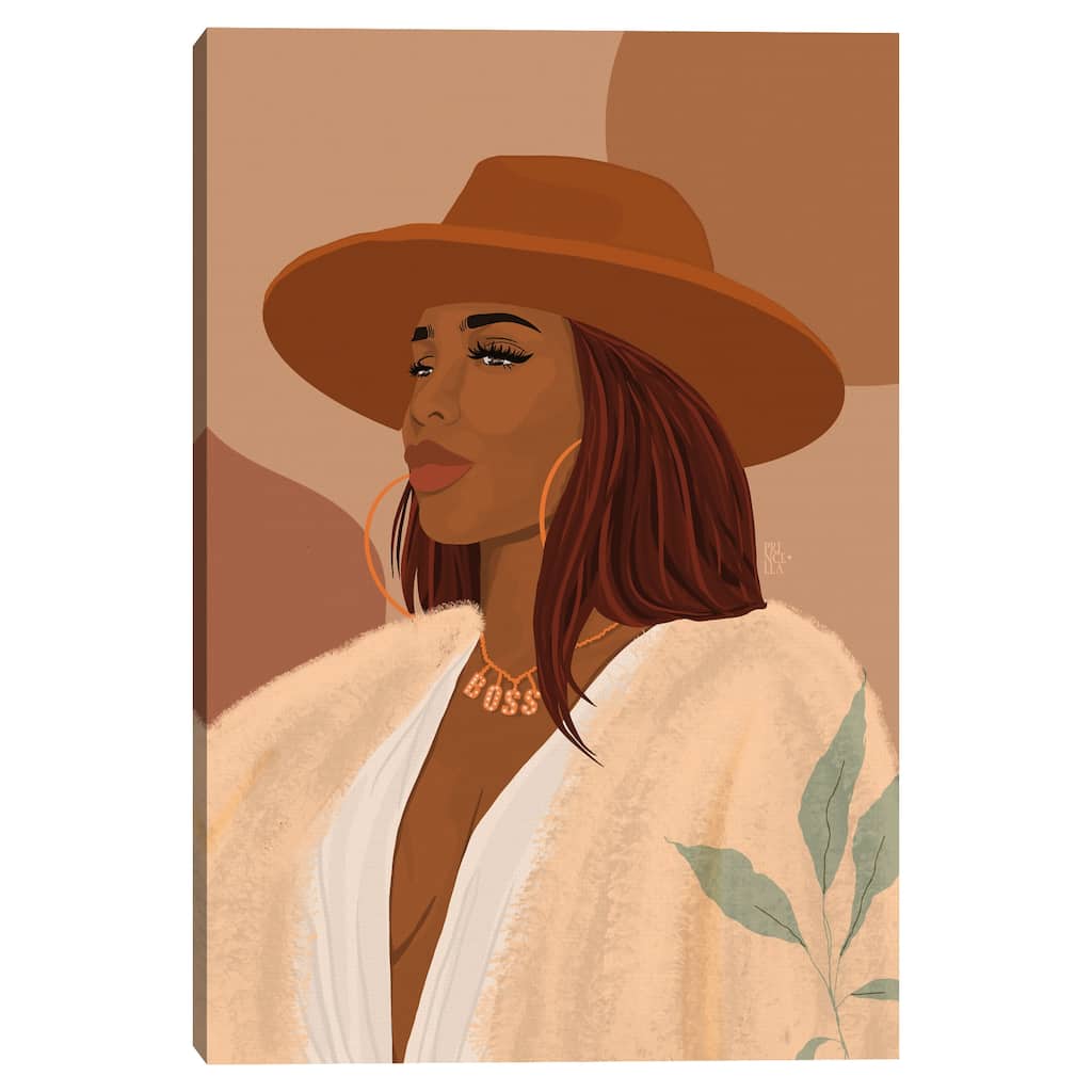 Like A Boss by Princella Canvas Art Print