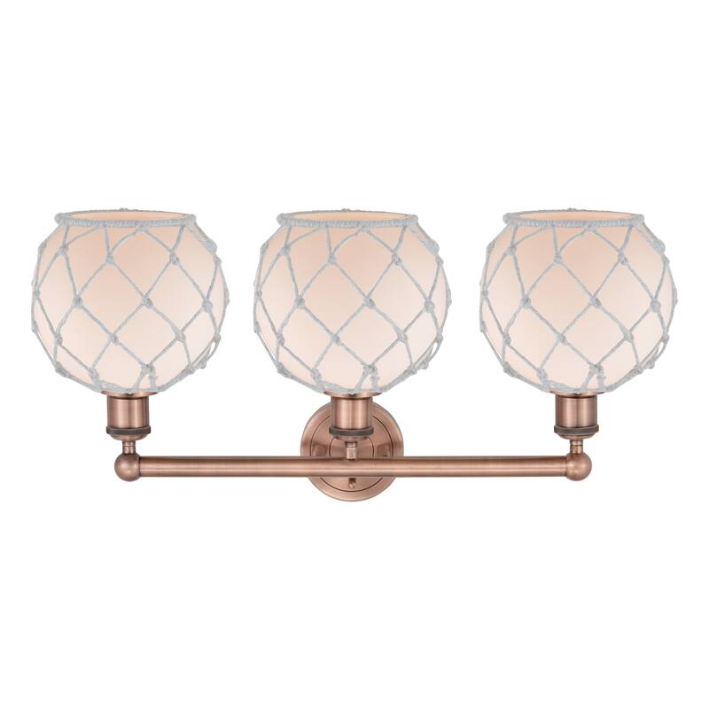 Innovations Lighting Endless Possibilities Edison - Farmhouse Rope - 3 Light 26" Bath Vanity Light