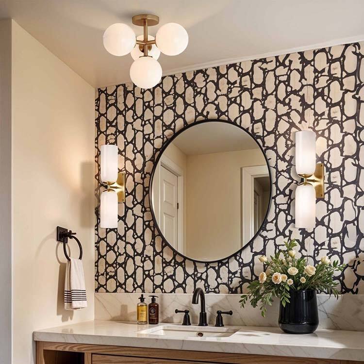 Arden Multi-Light Flush Mount - Gold