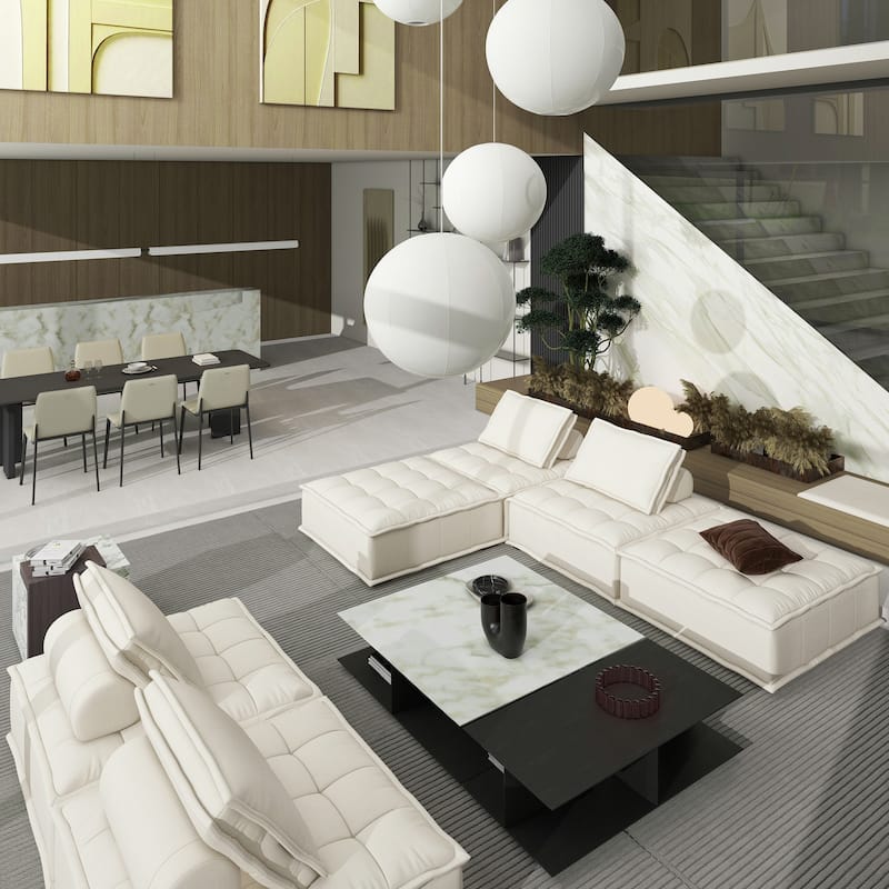 Arwen Modern Modular Sectional Sofa Set