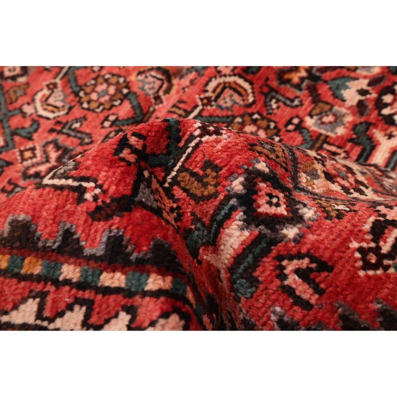 ECARPETGALLERY Hand-knotted Andelz Red Wool Rug - 5'2 x 10'3