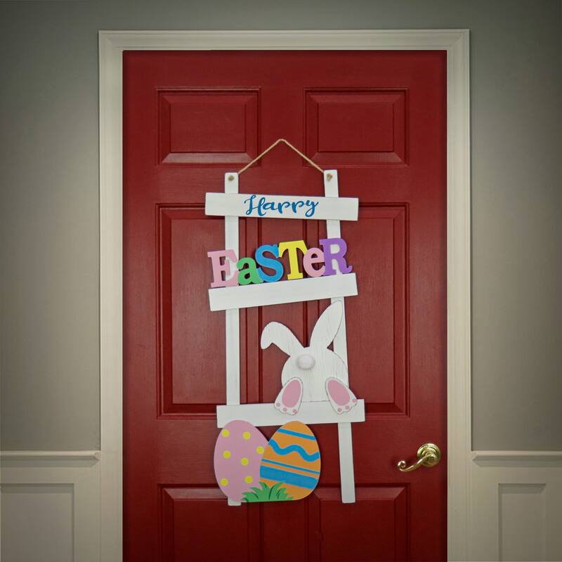 National Tree Company 36 Inch Easter Decoration "Happy Easter" Hanging Wall Decor - 36 in