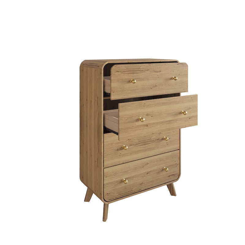 CraftPorch Contemporary 4-Drawers Chest