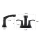 preview thumbnail 7 of 13, Bathlet 2-Handle Bathroom Sink Faucet with Pull Out Sprayer