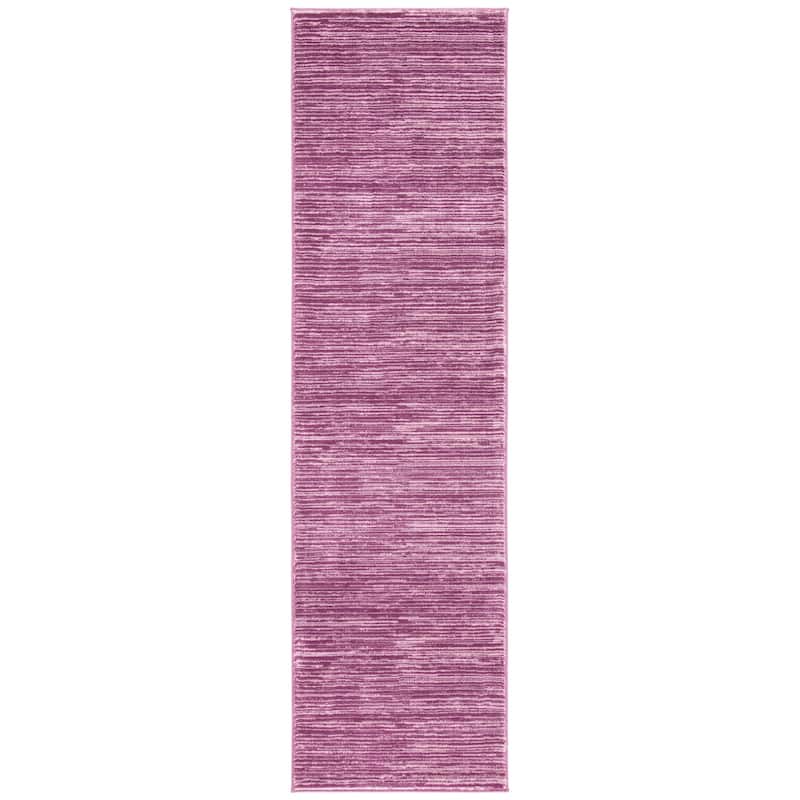 SAFAVIEH Vision Sunanda Modern Ombre Tonal Rug - 2'2" x 12' Runner - Grape