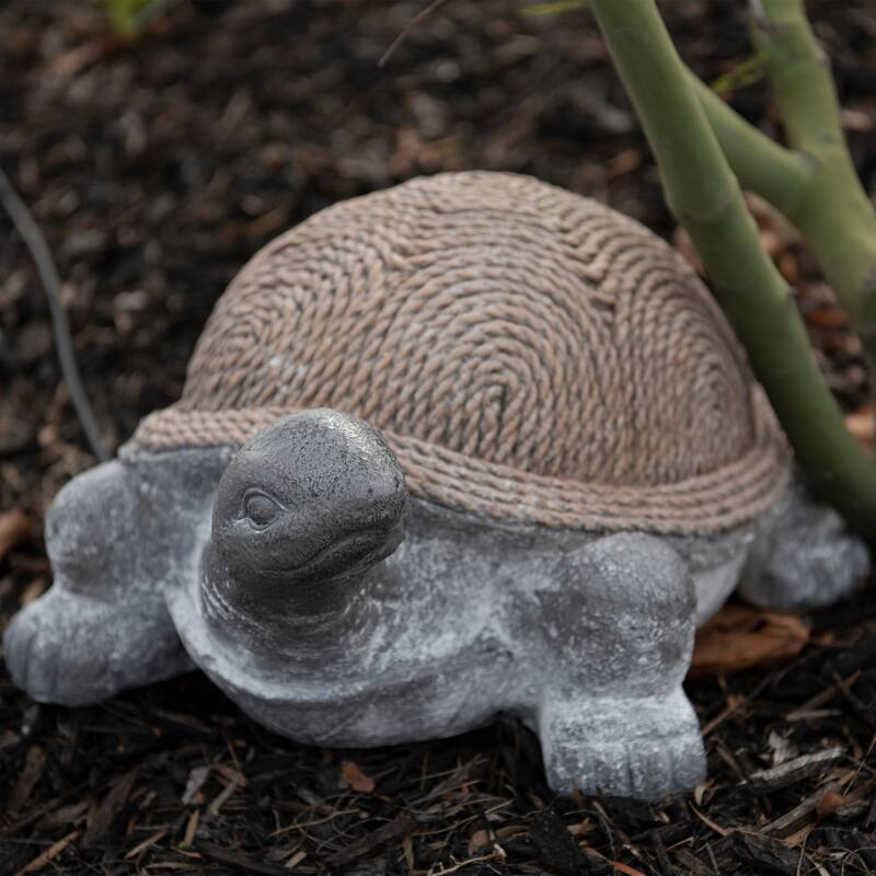 XBrand Turtle Statue, Indoor or Outdoor Décor, Garden Décor, Turtle Garden Statue, Turtle Statuary