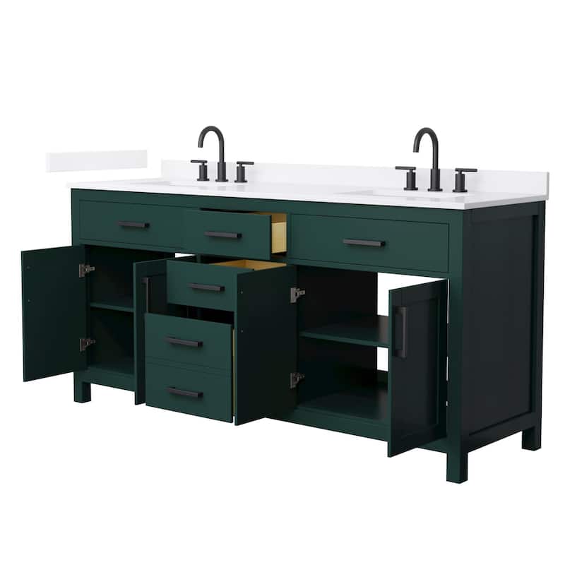 Wyndham Collection WCG2424-72D-QTZ-US3MXX Beckett 72" Free Standing