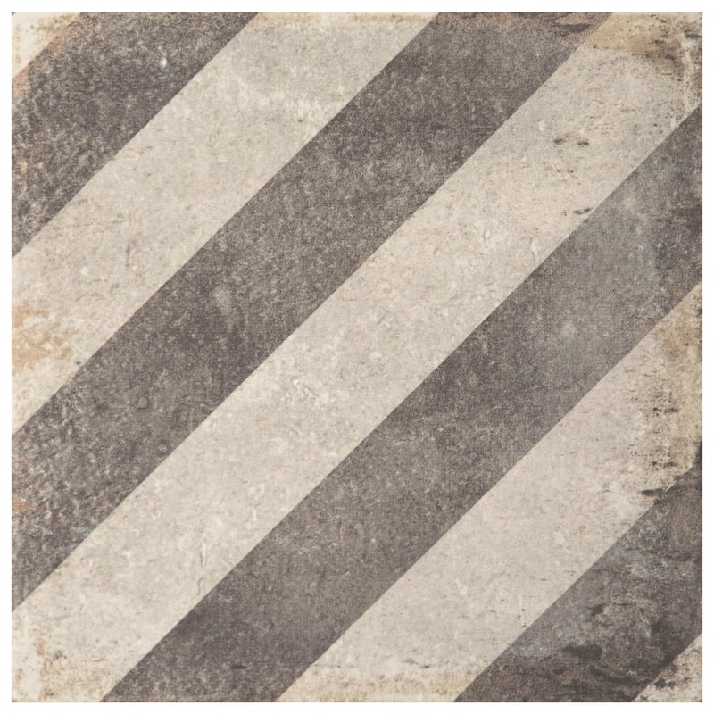 Merola Tile D'Anticatto Decor Obliqua 8-3/4" x 8-3/4" Porcelain Floor and Wall Tile
