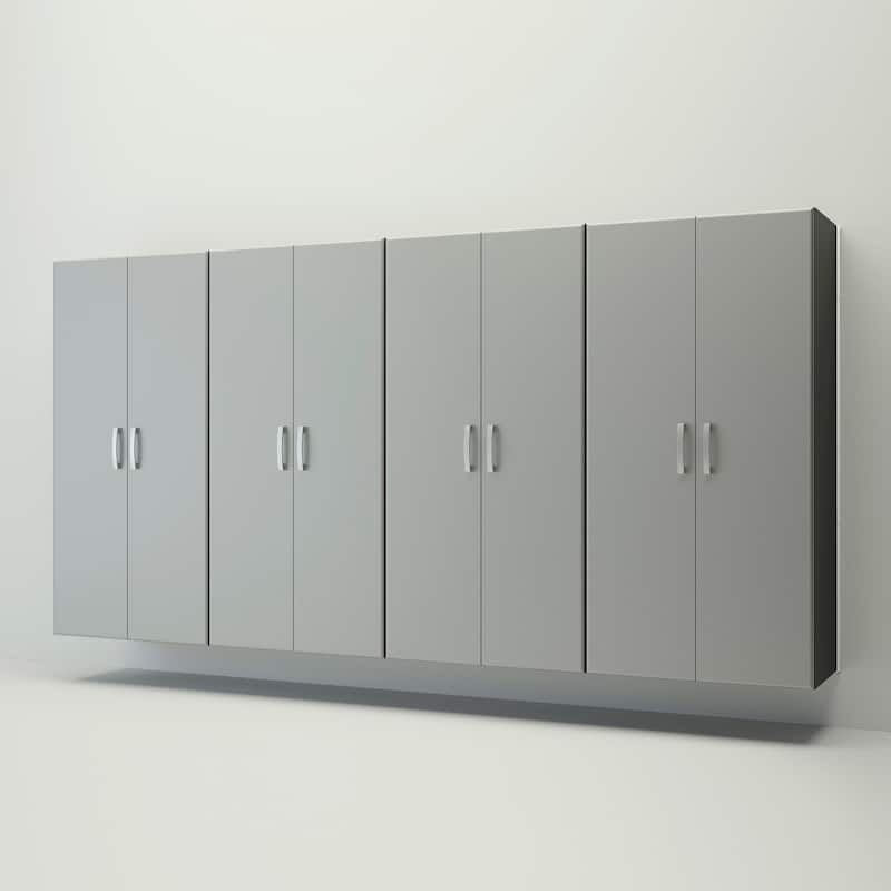 Flow Wall 6pc PVC Indoor Jumbo Cabinet Storage Center
