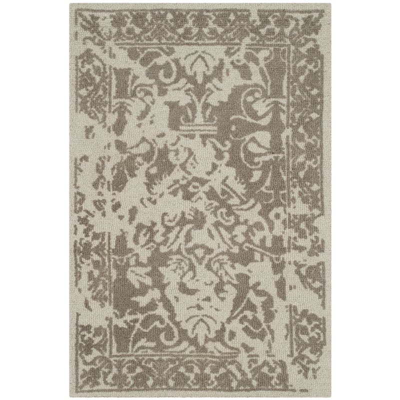 SAFAVIEH Handmade Restoration Vintage Distressed Boho Amani Oriental Wool - 2' x 3' - Light Sage - Runner/Rectangle
