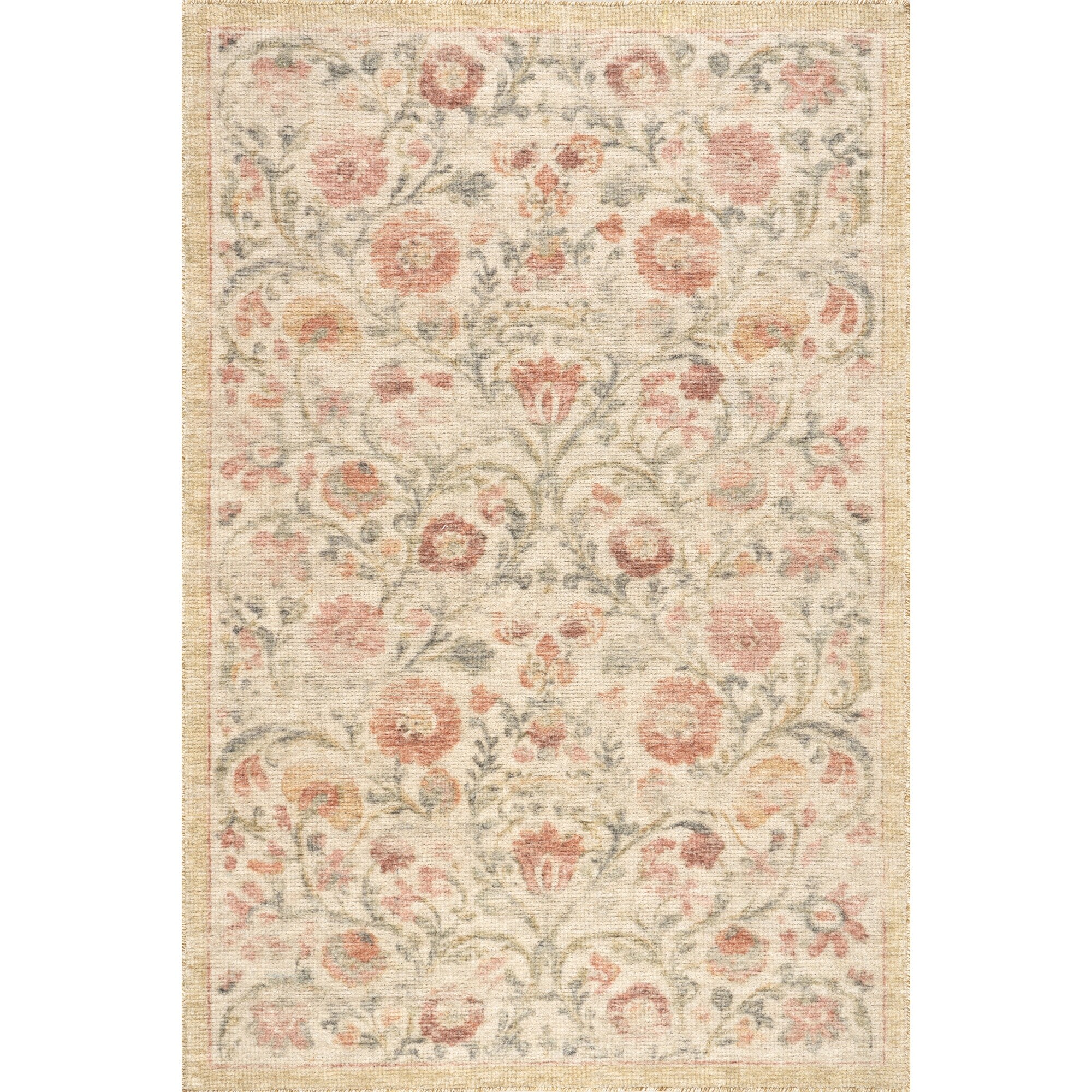 Padma Lakshmi Sufi Floral Wool-Blend Rug