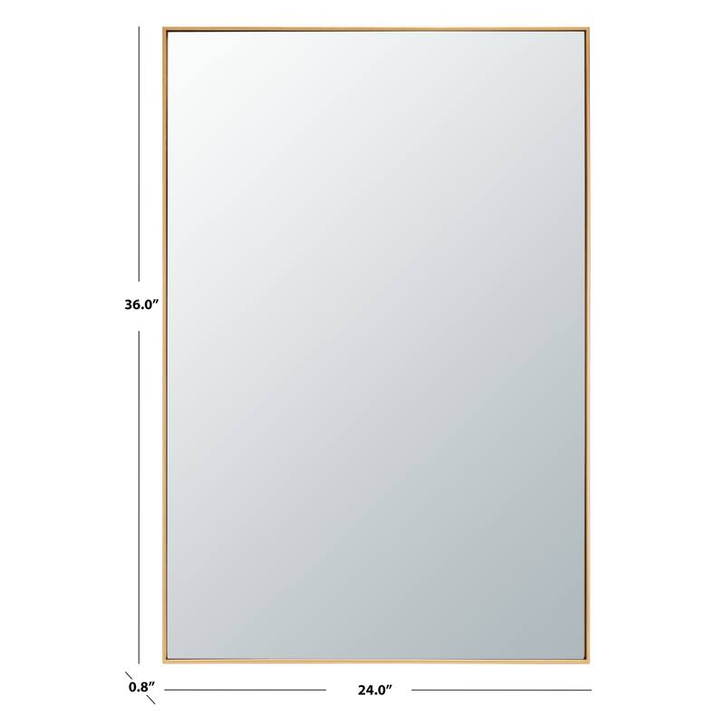SAFAVIEH Shaniqua 24 x 36-inch Rectangular Mirror - 0.8" W x 24" D x 36" H