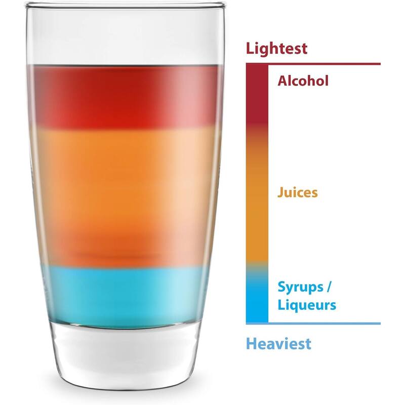 Final Touch Rainbow Cocktail Layering Tool Set - 13.5 Oz