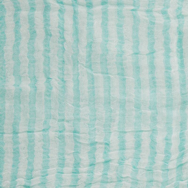Tiny Stripe Insect Shield Scarf - Turquoise