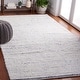 preview thumbnail 6 of 32, Martha Stewart by SAFAVIEH Handmade Lisaveta Modern Wool Rug 4' x 6' - Ivory/Blue - Rectangle