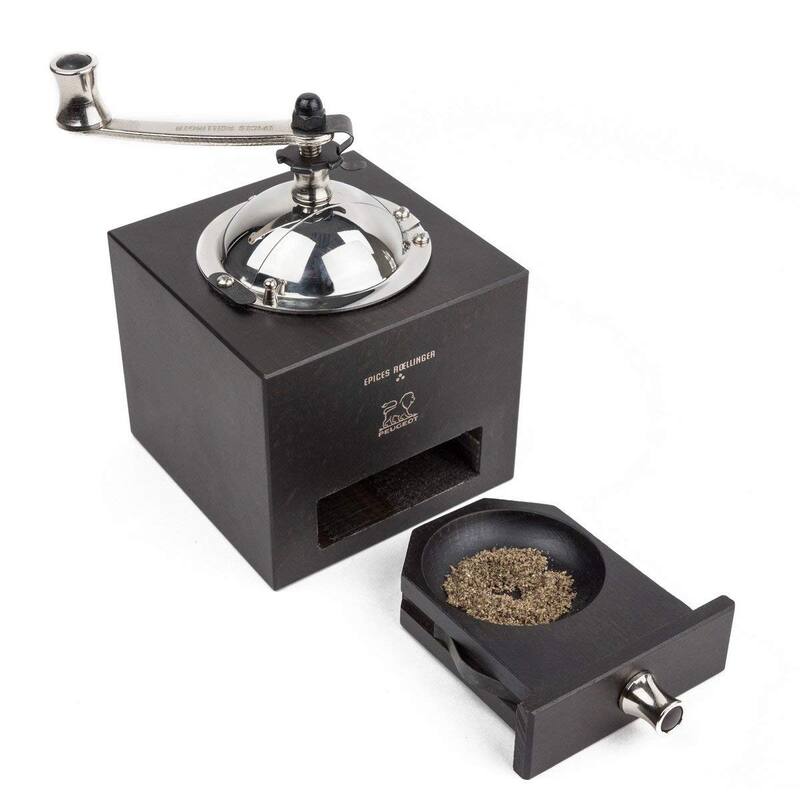 Peugeot Olivier Roellinger 5.25 Inch Pepper Mill, Chocolate