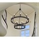 preview thumbnail 4 of 29, Acroma 15-light Farmhouse Black Tiered Chandelier for Dining Room - 27.5 inches