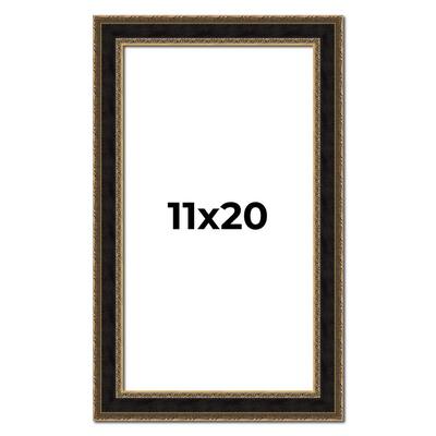 11x20 Frame Gold Antique Vintage Sold Wood Picture Frame | 1.75 Inch