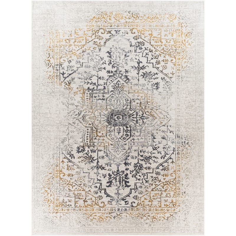Livabliss Traditional Aisha Medallion Area Rug