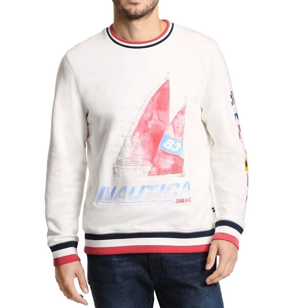 white nautica sweater