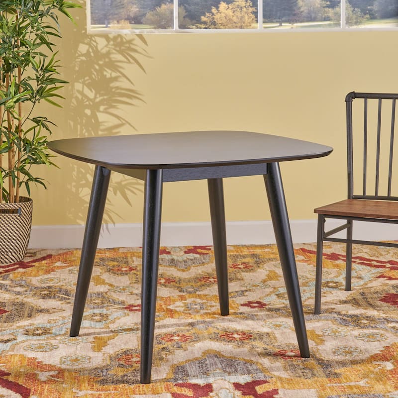 Wynonna Mid Century Modern Square Faux Wood Dining Table by Christopher Knight Home