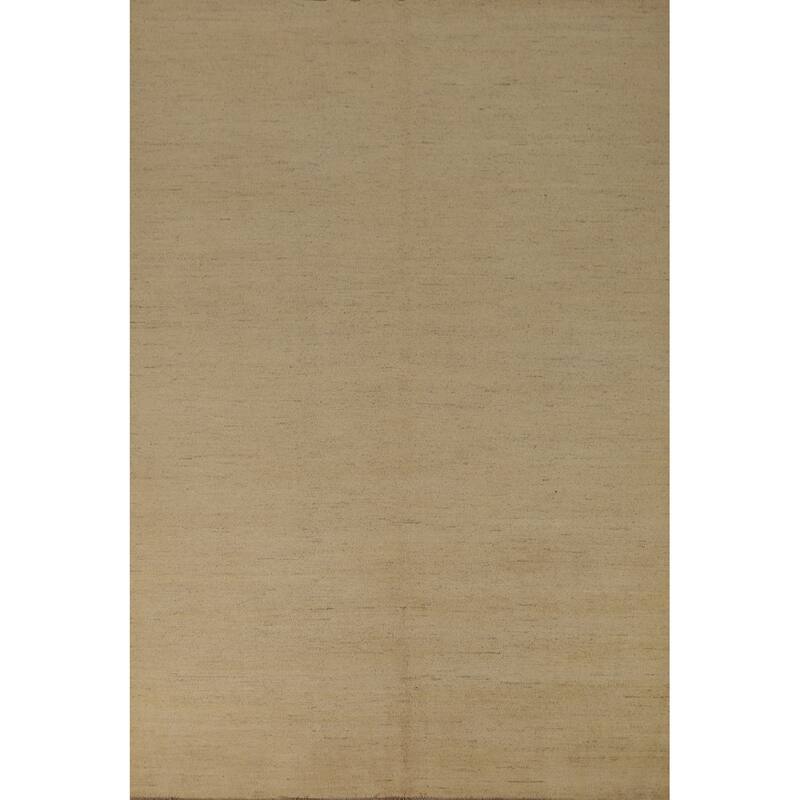Modern Gabbeh Oriental Area Rug Handmade Wool Carpet - 6'6"x 9'6"