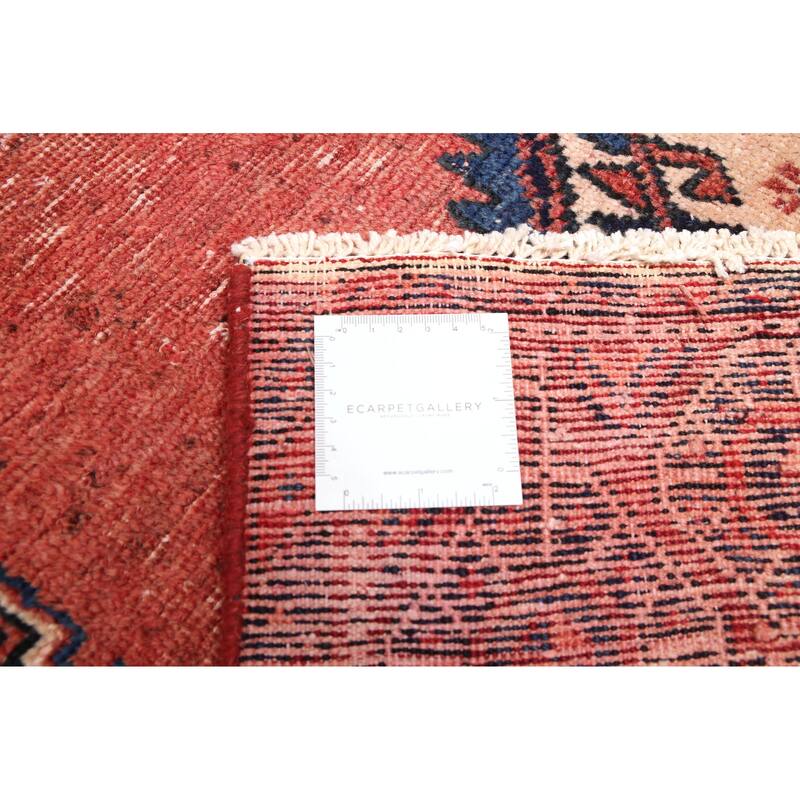 ECARPETGALLERY Hand-knotted Melis Vintage Dark Copper Wool Rug - 4'11 x 7'1