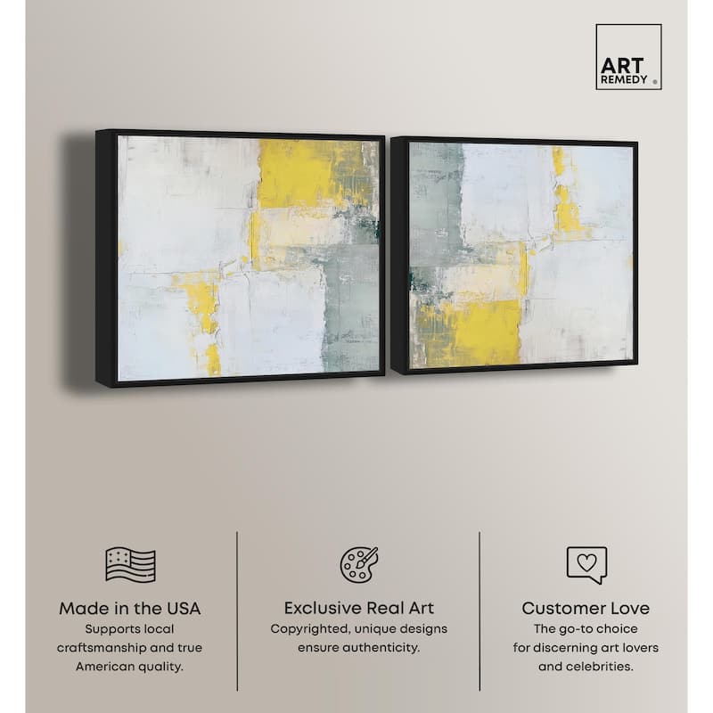 Simple Golden Butterfly Canvas by Art Remedy