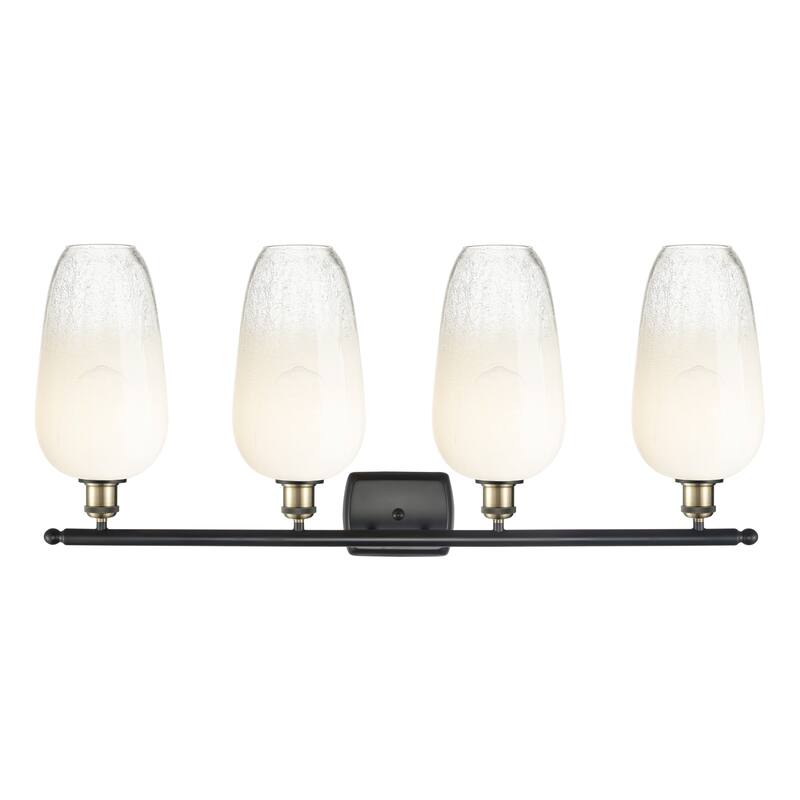 Innovations Lighting Endless Possibilities Ballston - Brookhaven Flute - 4 Light 37" Bath Vanity Light