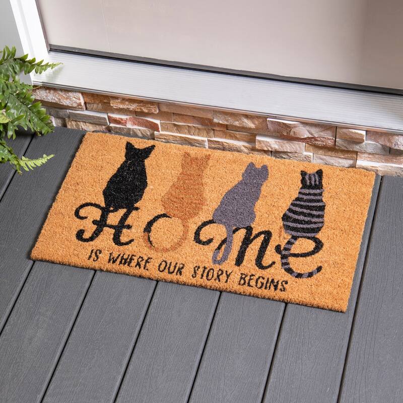Where Our Story Begins Coir Mat