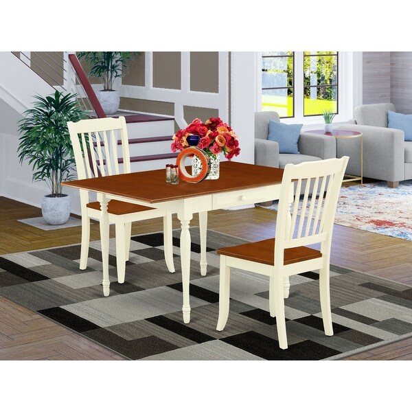 Solid wood dining clearance table set 4 seater