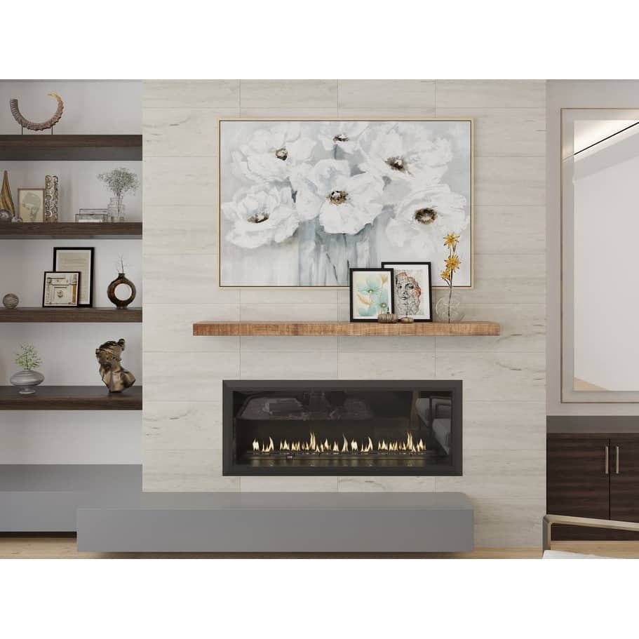 Farmhouse Solid Wood Mantel Shelf