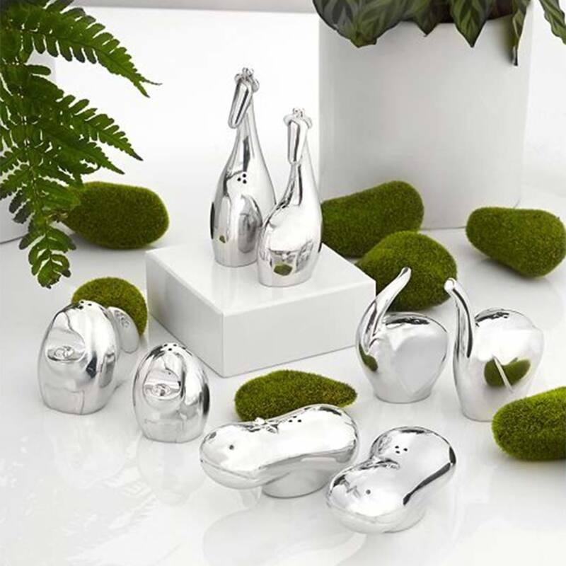 Nambe Savanna Salt and Pepper Shakers