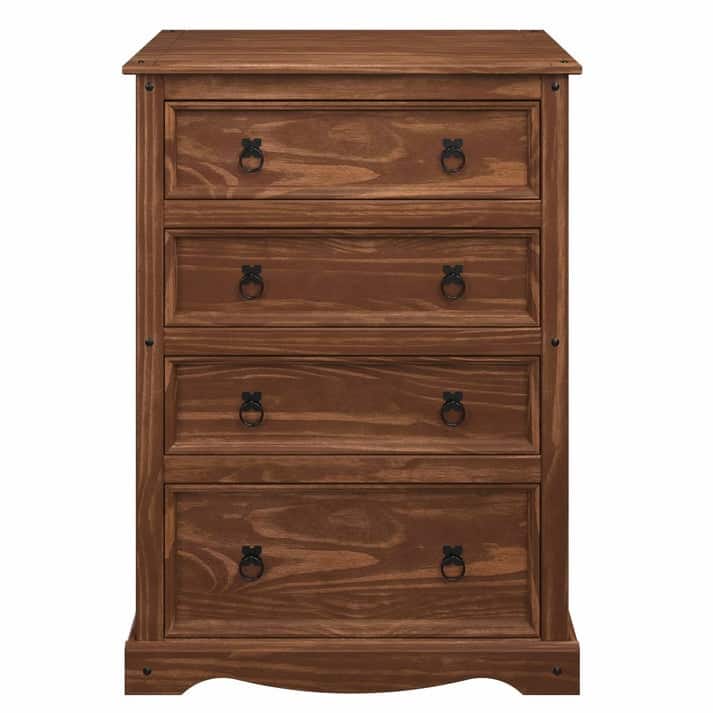 Wood Dresser 4 Drawers Chest Corona | Furniture Dash
