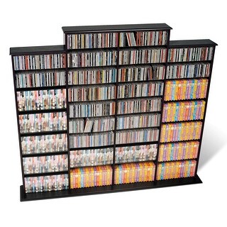Quad Media Storage - 73.5" W x 63.75" H x 9.5" D