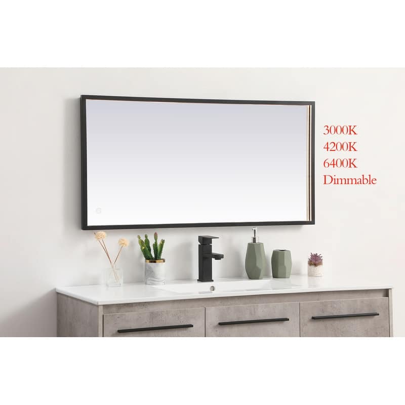 Indigo Home 20x40 inch LED mirror with adjustable color temperature