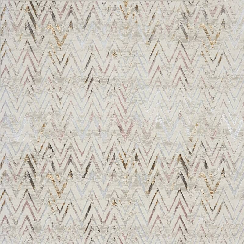 Juga Power Loomed Distressed Modern Non Skid Stain Resistant Area Rug By HomeRoots - 118' X '94' X '0.39