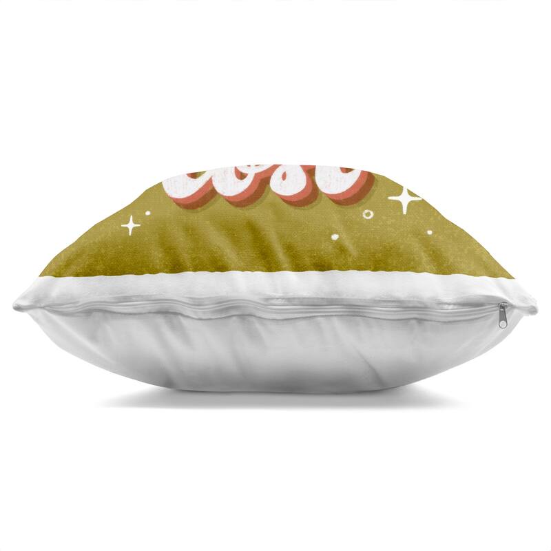 Stupell Let's Get Lost Retro Lettering Decorative Printed Throw Pillow Design by Sarah Hickman