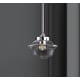 preview thumbnail 49 of 66, Cleo Adjustable Drop Metal/Glass LED Pendant, by JONATHAN Y