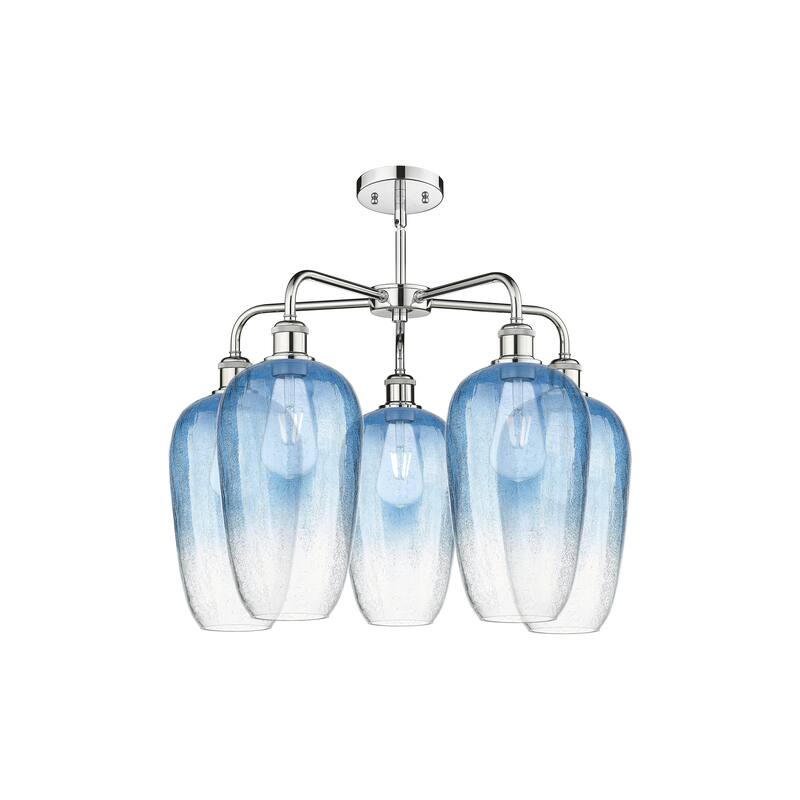 Innovations Lighting Endless Possibilities Ballston - Brookhaven Flute - 5 Light 26" Stem Hung Chandelier