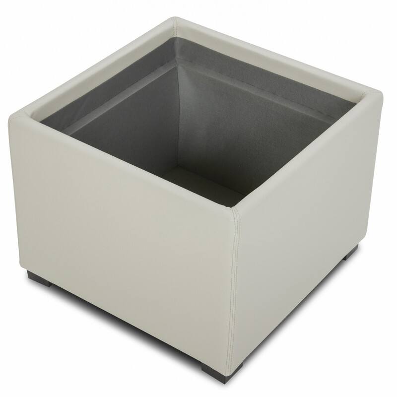 Spruce & Spring Ethan Storage Stool Ottoman