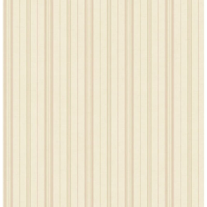 Seabrook Designs Chantilly French Stripe Unpasted Wallpaper
