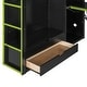 preview thumbnail 7 of 25, Ultimate Gamer’s Loft Bed with Desk, Storage, and RGB LED Lights by Harper&Bright Designs