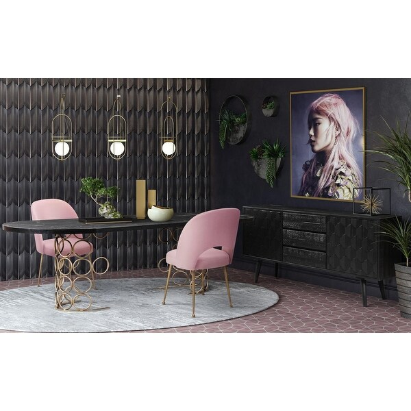 Valentina Brass Dining Table. Opens flyout.