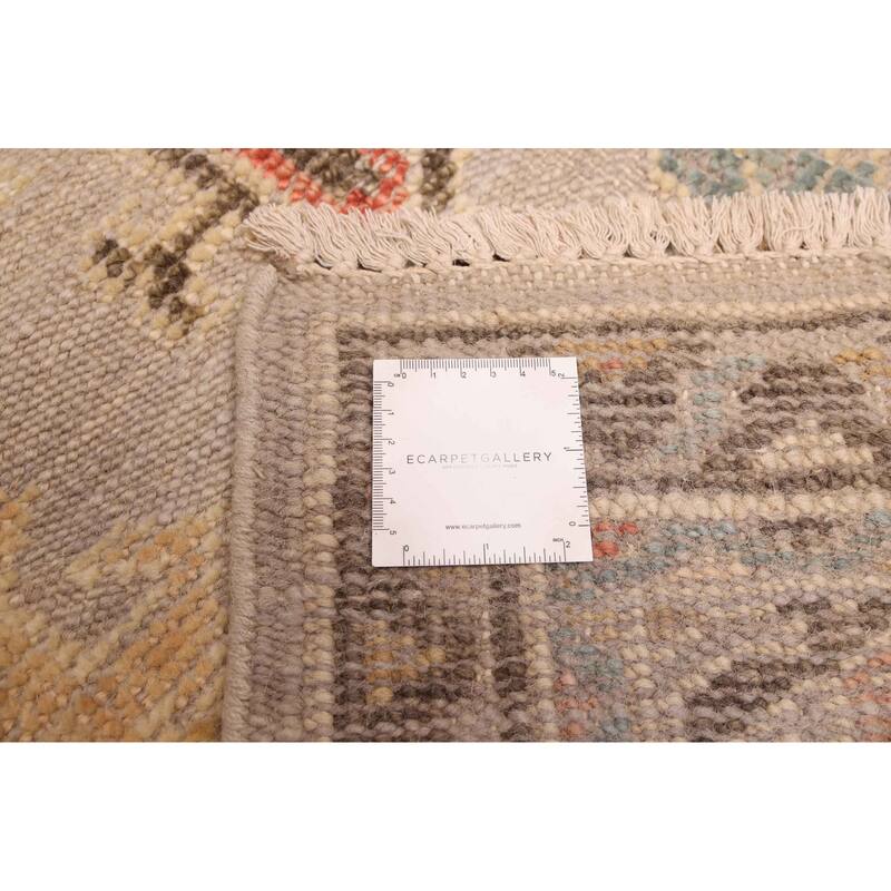 ECARPETGALLERY Hand-knotted Jules Serapi Grey Wool Rug - 9'3 x 12'7