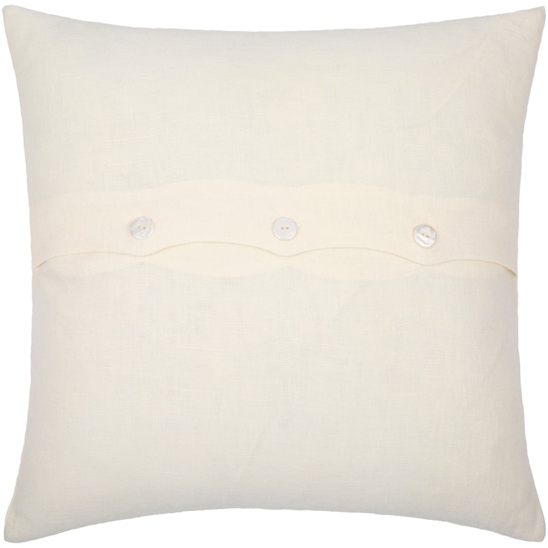 Zidan Linen Embroidered Stripe Throw Pillow