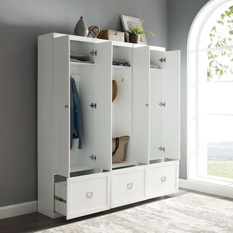 Crosley Harper 3Pc Entryway Set - 33"W x 16.5"D x 74"H