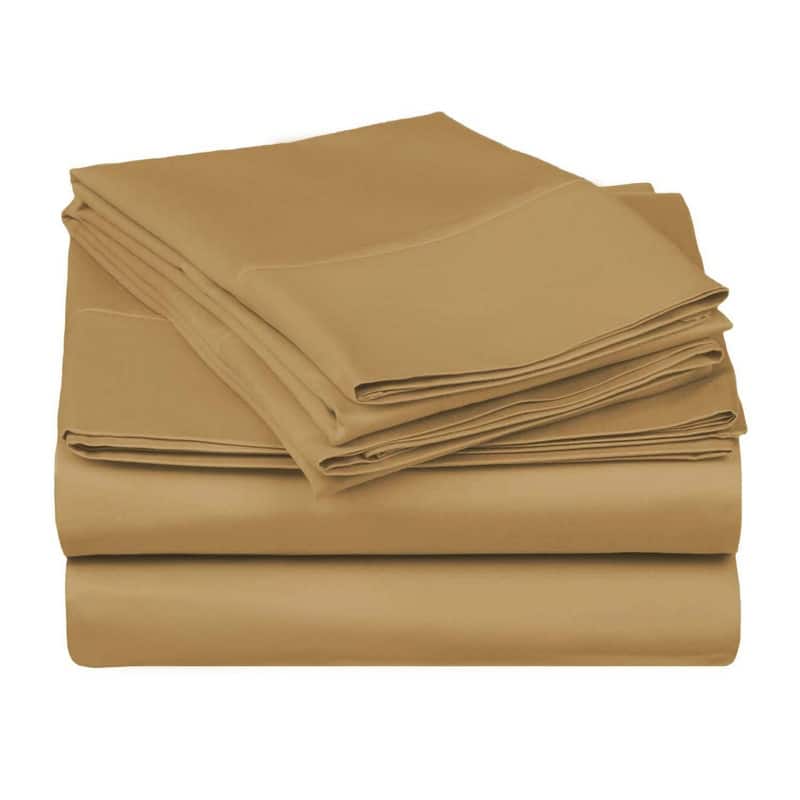 Superior Egyptian Cotton 530 TC Sheet Set Sateen Weave, Deep Pocket, Ultra‑Soft & Breathable Bedding